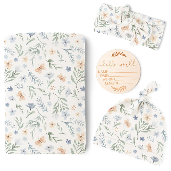 Konssy baby swaddle blanket 30x30 inches provides cozy swaddle for newborns.