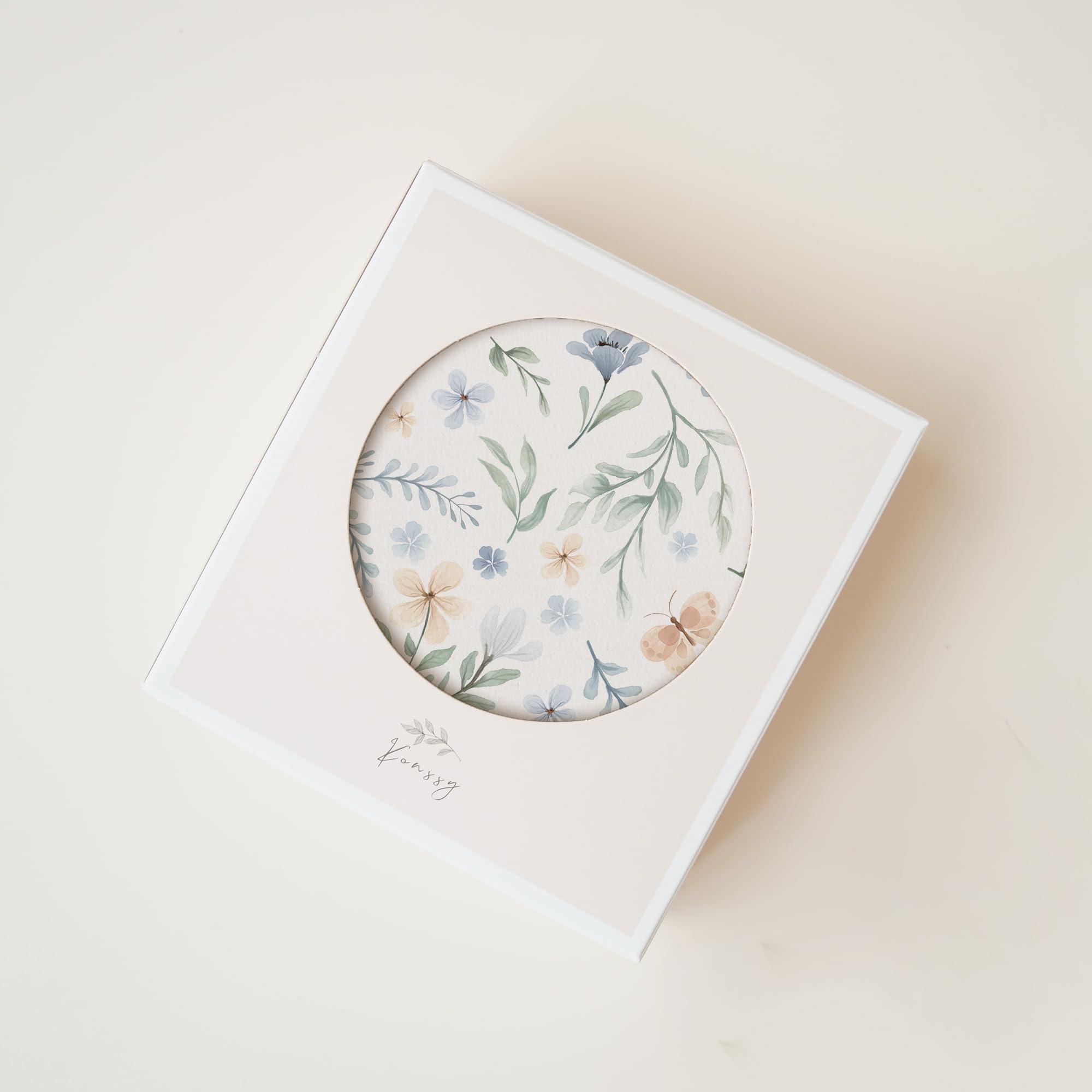 Konssy birth announcement card for a charming newborn keepsake.