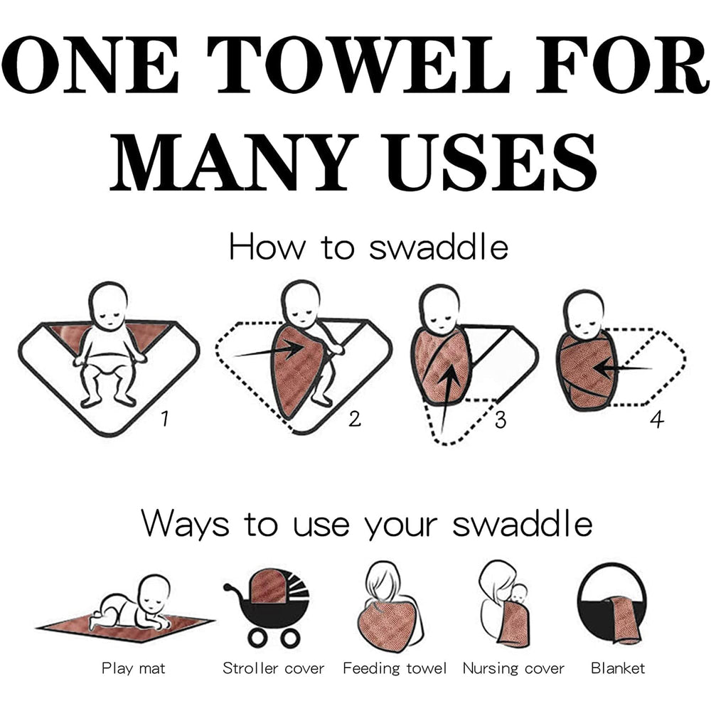 Konssy breathable swaddle sleep design—helps comfort during rest.