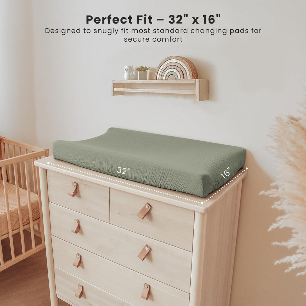 Konssy 32x16 changing pads coverage for standard changing tables
