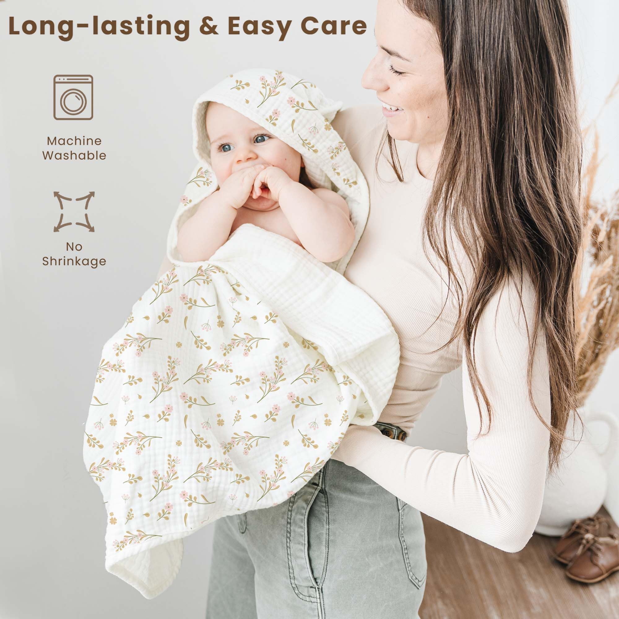 Konssy machine-washable towel retains softness after every wash