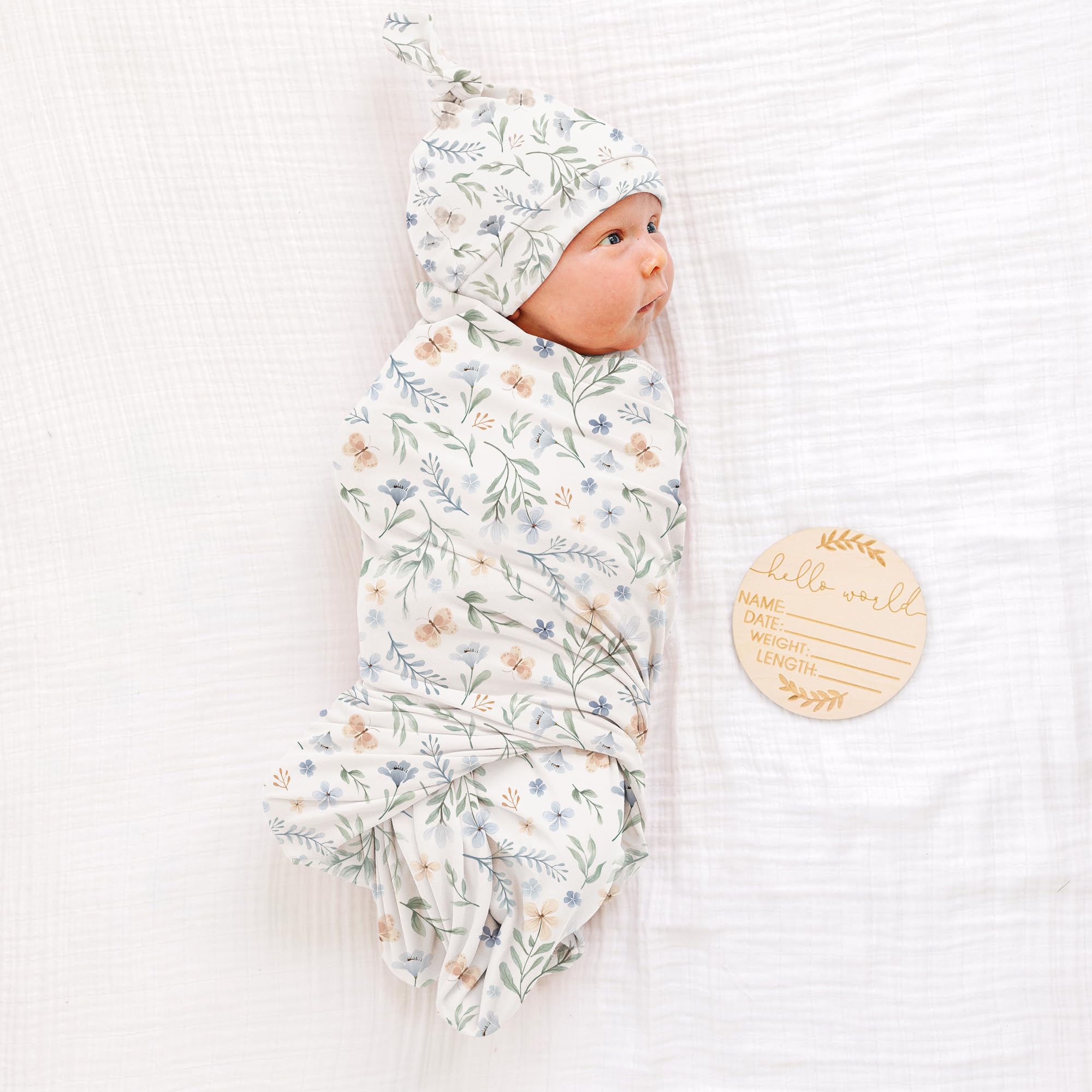Konssy matching headband and beanie set adds adorable styling and comfort.