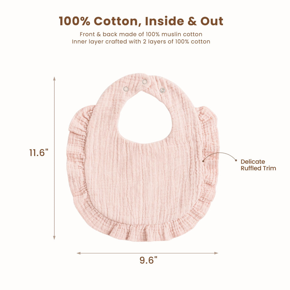 Konssy bib mealtime protection helps keep outfits clean during busy mornings.