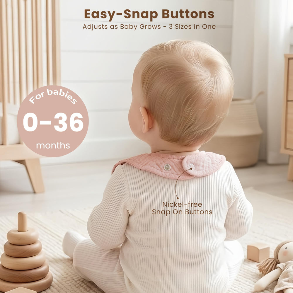 Konssy bib three-pack showcases practical value for daily use.