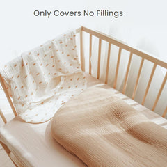 Konssy muslin lounger cover is machine washable and durable.