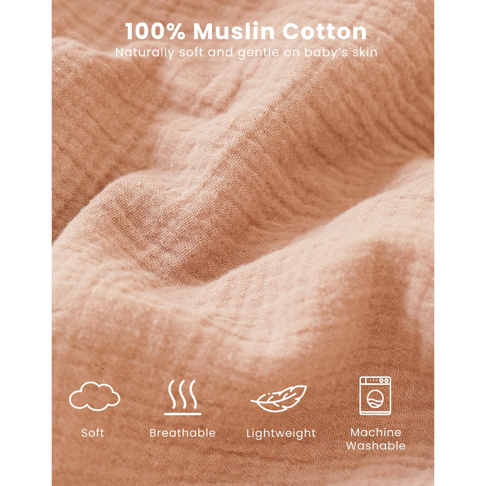 Two-way zipper closeup on Konssy Sleep Sack for easy diaper changes