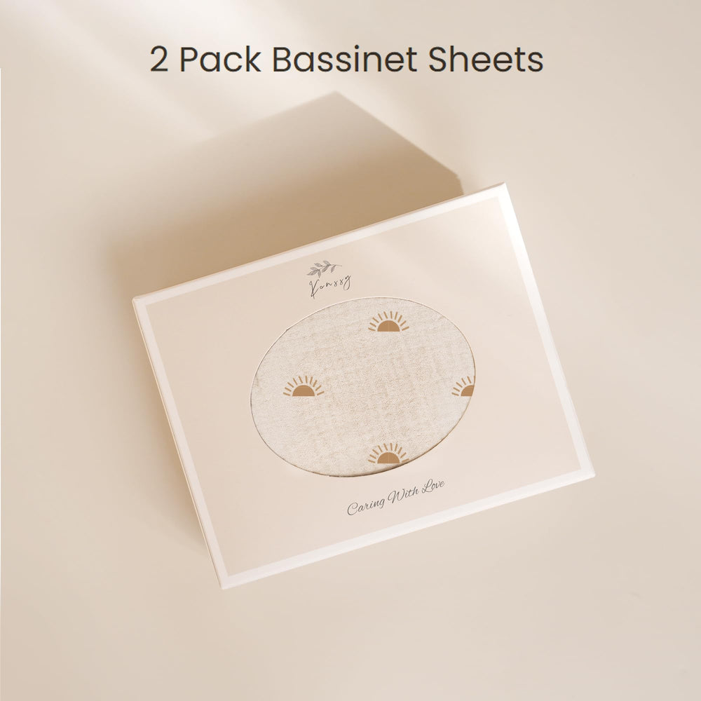 Konssy bassinet sheets make a thoughtful gift for baby showers and registries