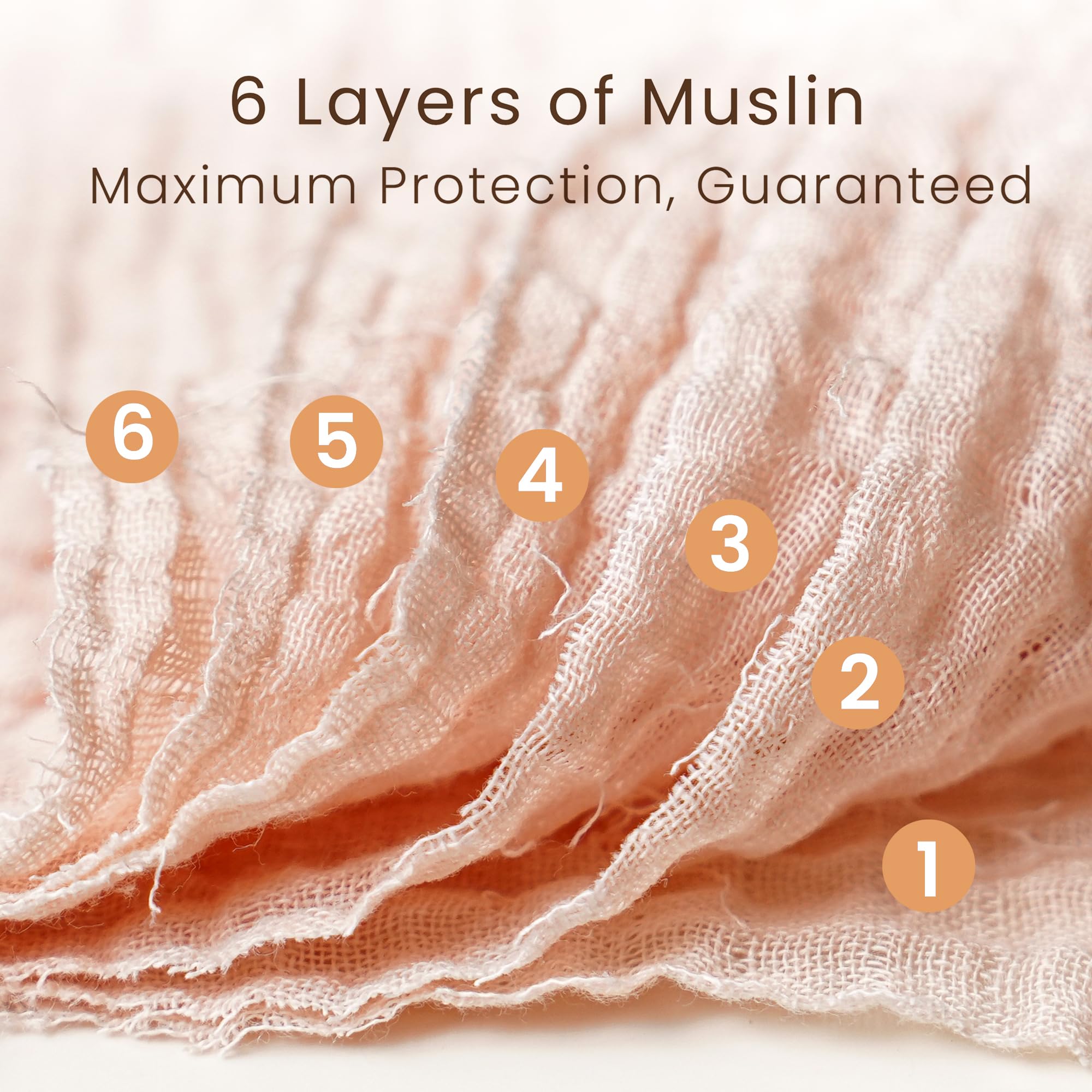 Unisex 7-pack Konssy burp cloths in coordinated prints.