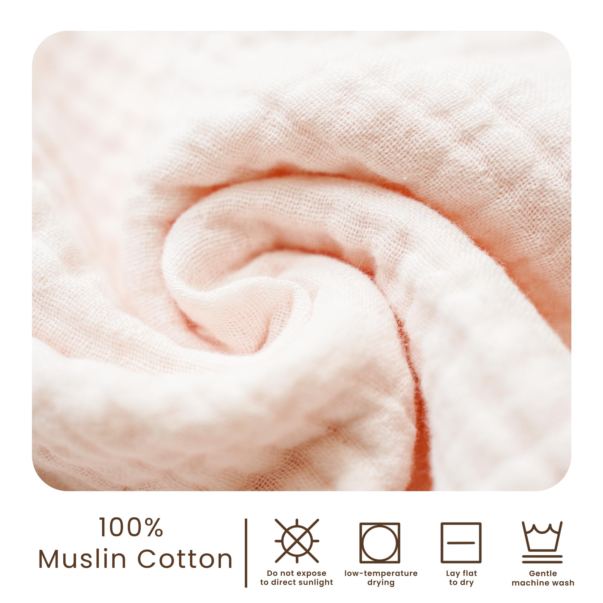 Bright prints on Konssy burp cloths complement baby outfits.