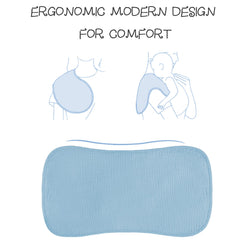 Konssy muslin burp cloths oversized 19x9 provide full shoulder coverage