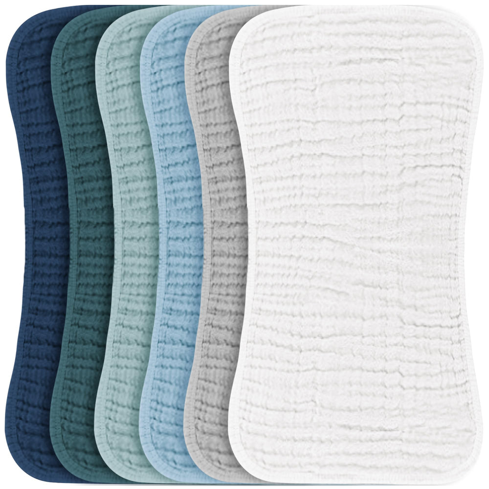 Konssy muslin burp cloths soft and absorbent for gentle burping