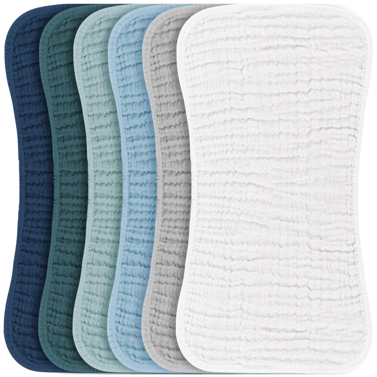 Konssy muslin burp cloths soft and absorbent for gentle burping