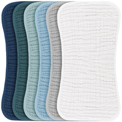 Konssy muslin burp cloths soft and absorbent for gentle burping