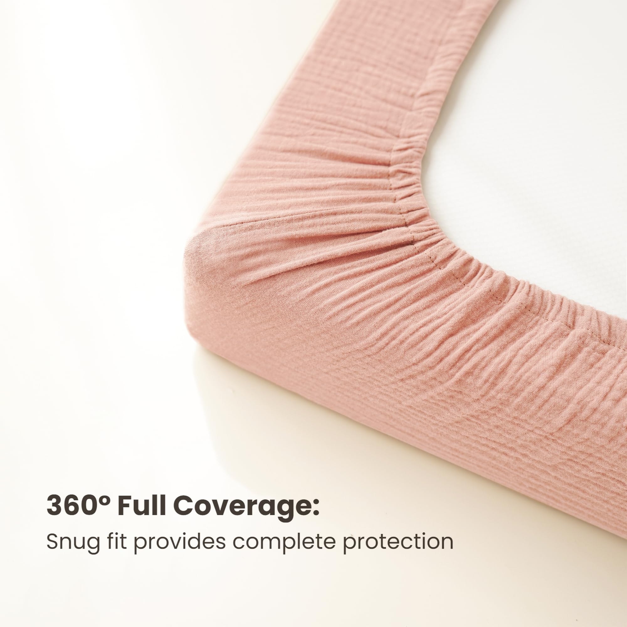 Konssy changing pad cover on a standard 32 x 16 inch changing pad.