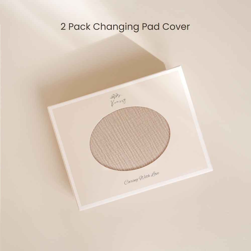 Konssy two-pack display with pink and cream colors.