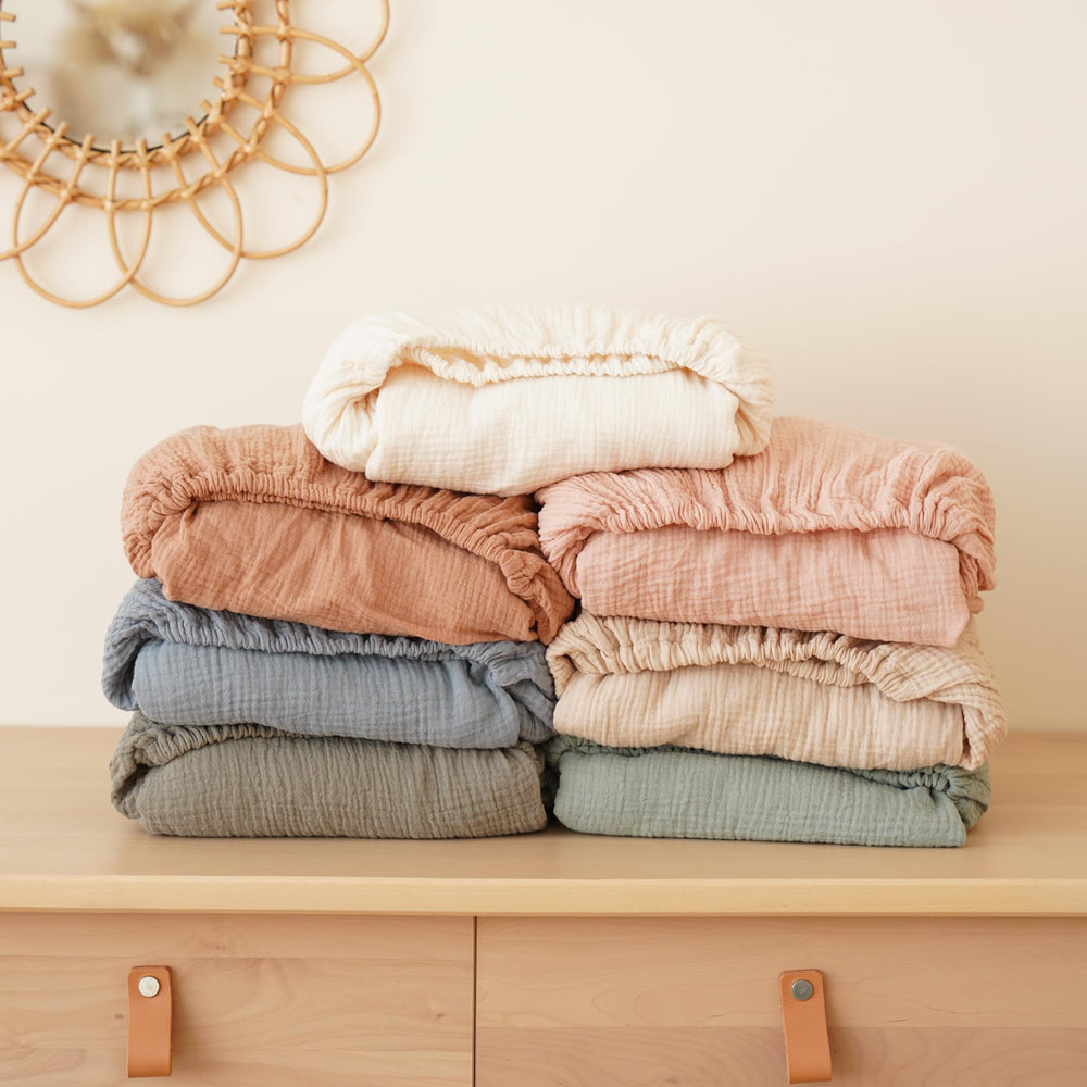 Konssy baby crib sheets add versatile nursery style and practical daily use.