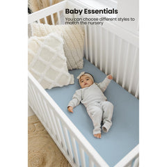 Konssy muslin crib sheets with soft texture for cozy bedtime