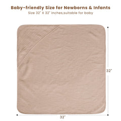 Konssy hooded detail sun towel, absorbs moisture gently.