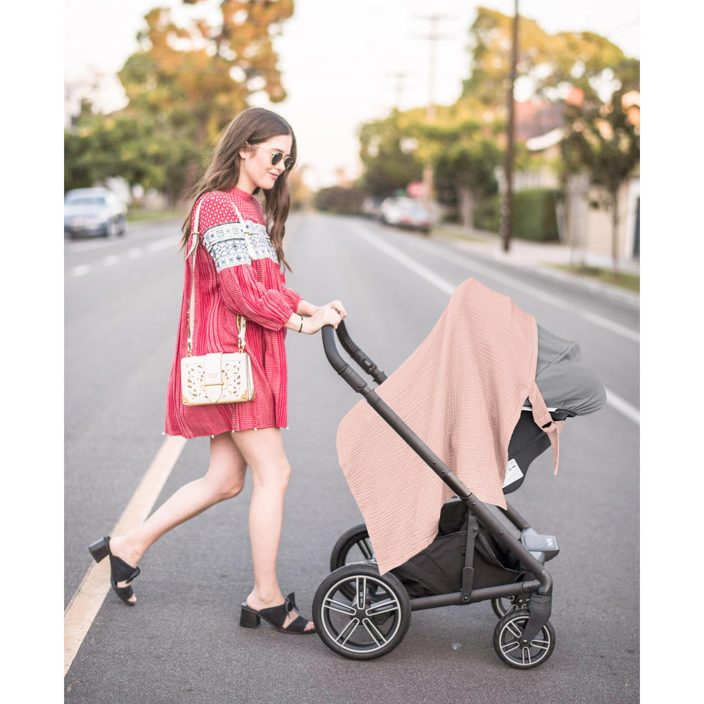 Konssy Muslin Nursing Cover soft muslin fabric touch against skin.