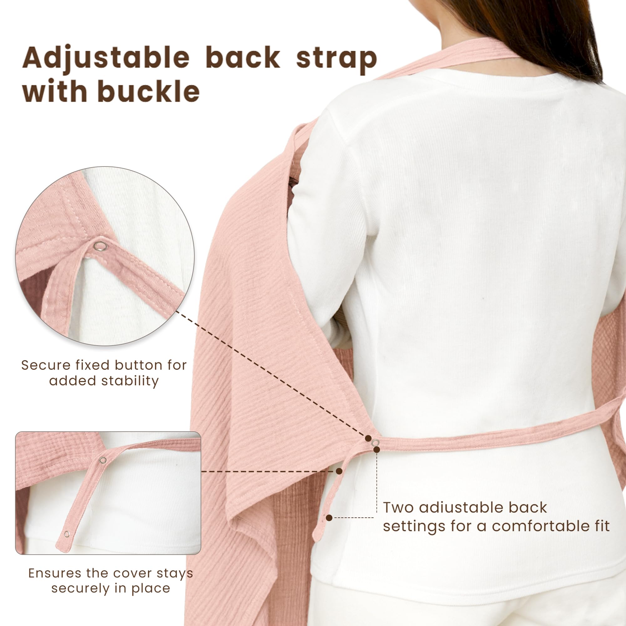 Konssy Muslin Nursing Cover used as stroller cover for shade.