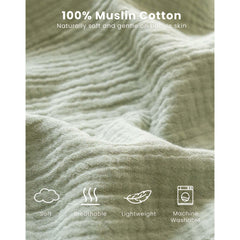 Konssy sleep sack sage color offers breathable warmth for all seasons