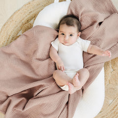 Konssy butterfly dreams pattern swaddle blanket, cheerful design for photos