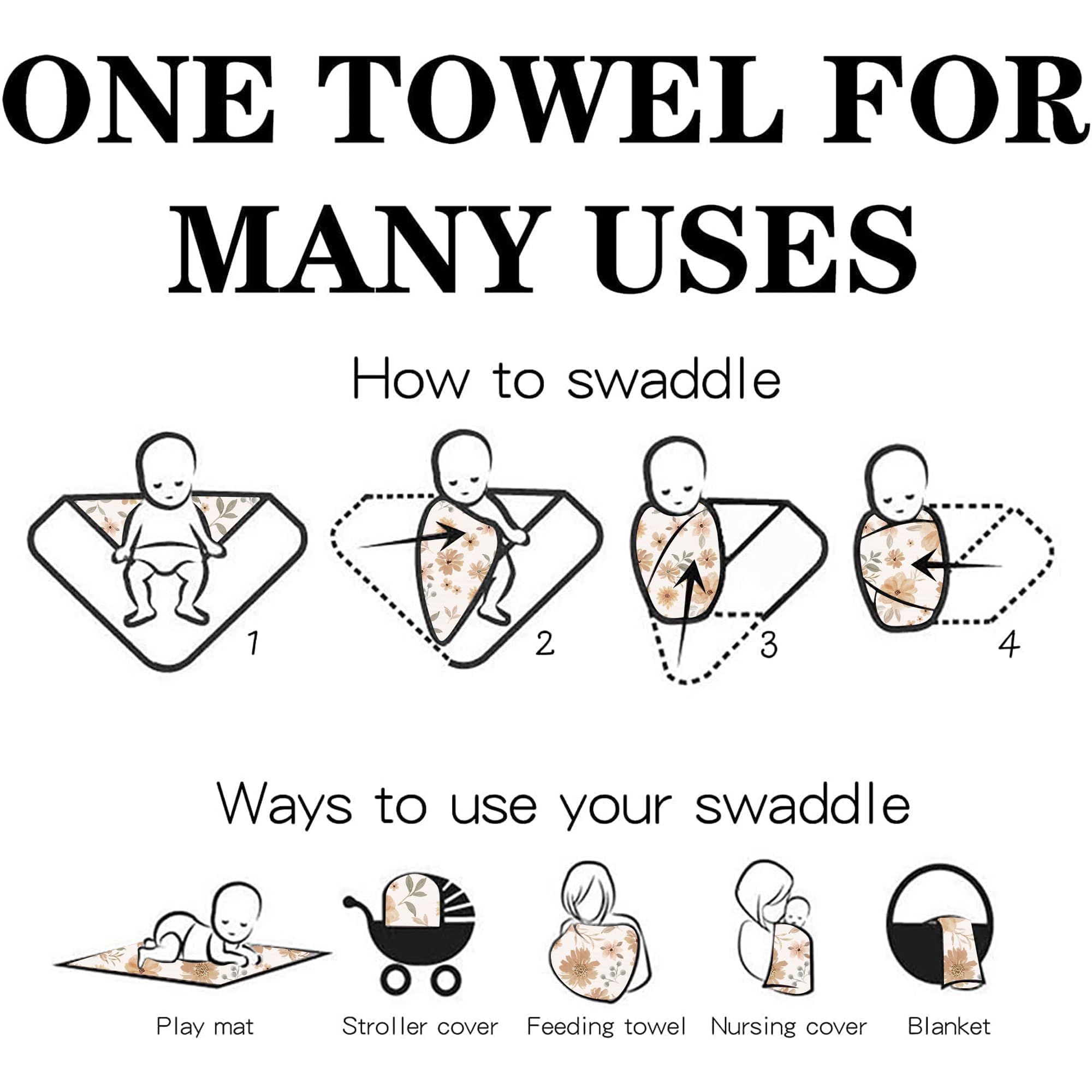 Konssy swaddle blankets used as a photography prop for newborn sessions