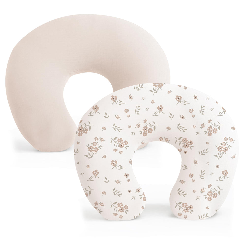 Konssy nursing pillow cover with soft-stretch fabric for gentle feeding comfort and baby calm moments.