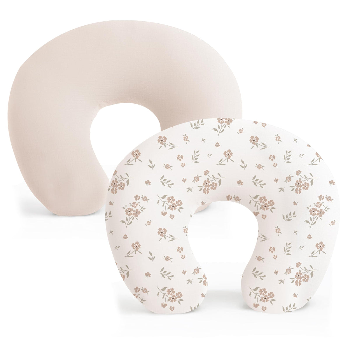 Konssy nursing pillow cover with soft-stretch fabric for gentle feeding comfort and baby calm moments.
