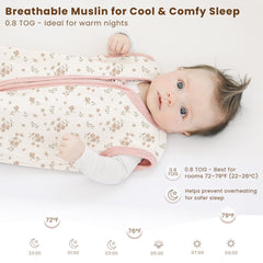 Roomy bottom design supports natural movement and comfy sleep.