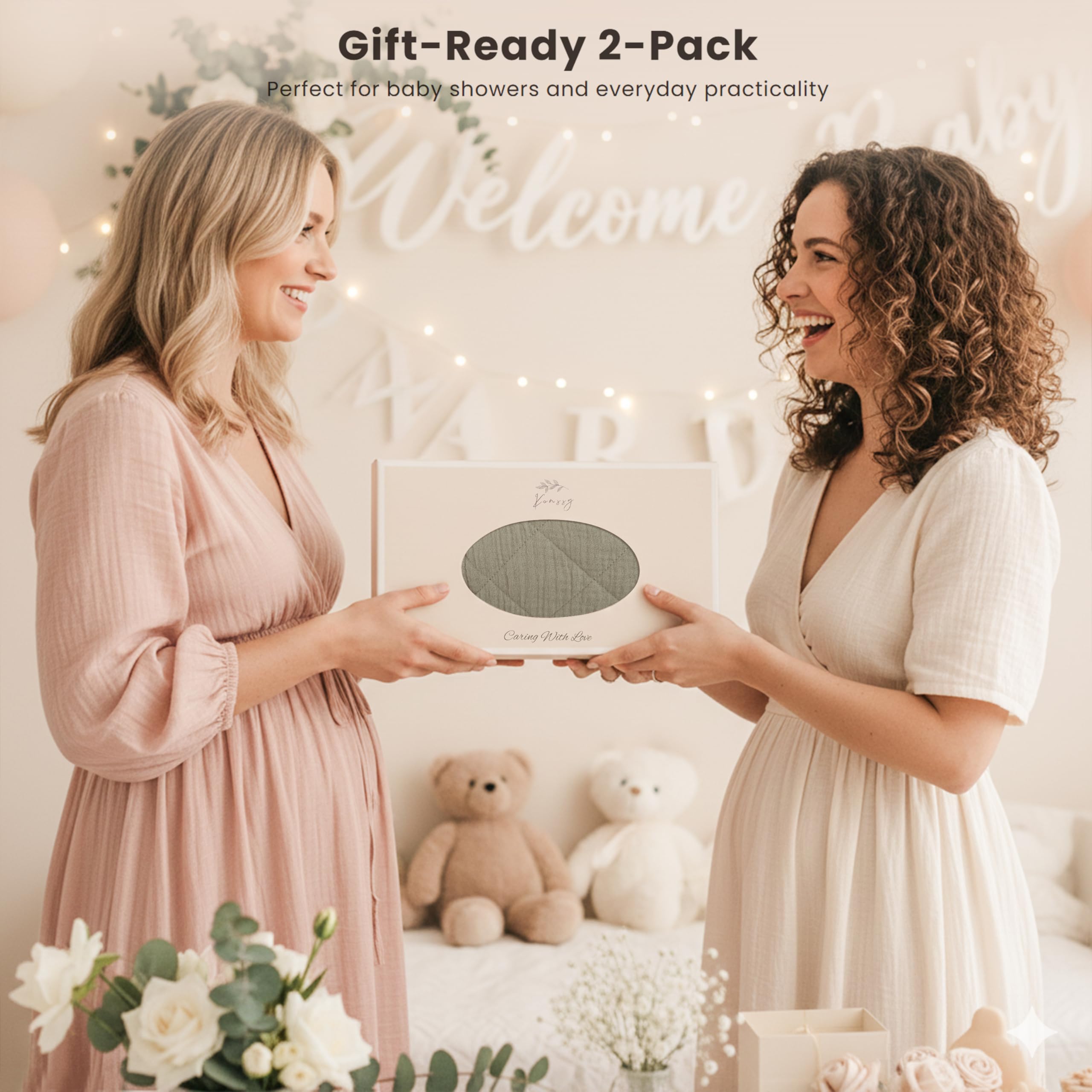 Konssy soft absorbent surface enhances baby comfort during changes