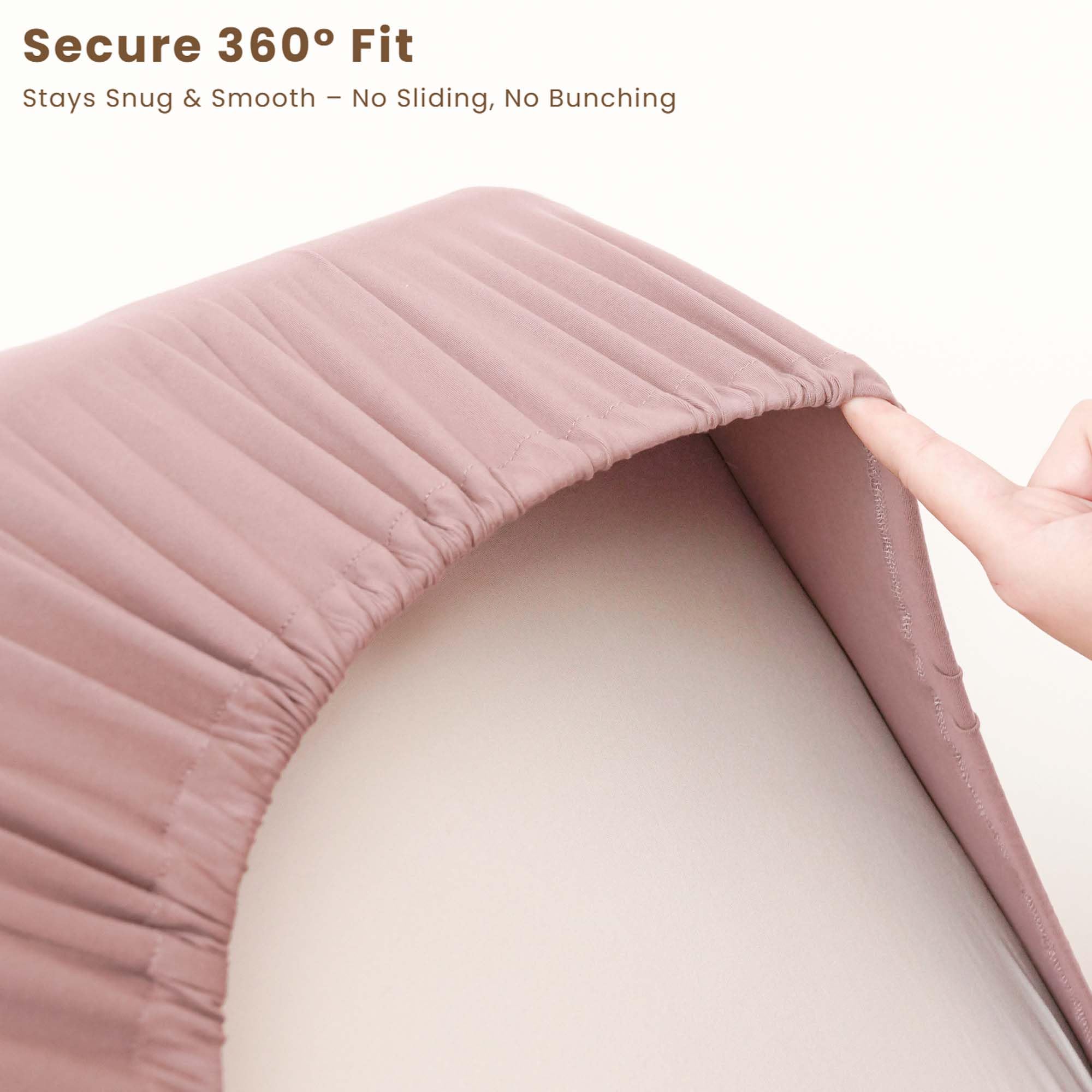 Konssy soft-breathable fabric feels gentle against baby's skin during sleep