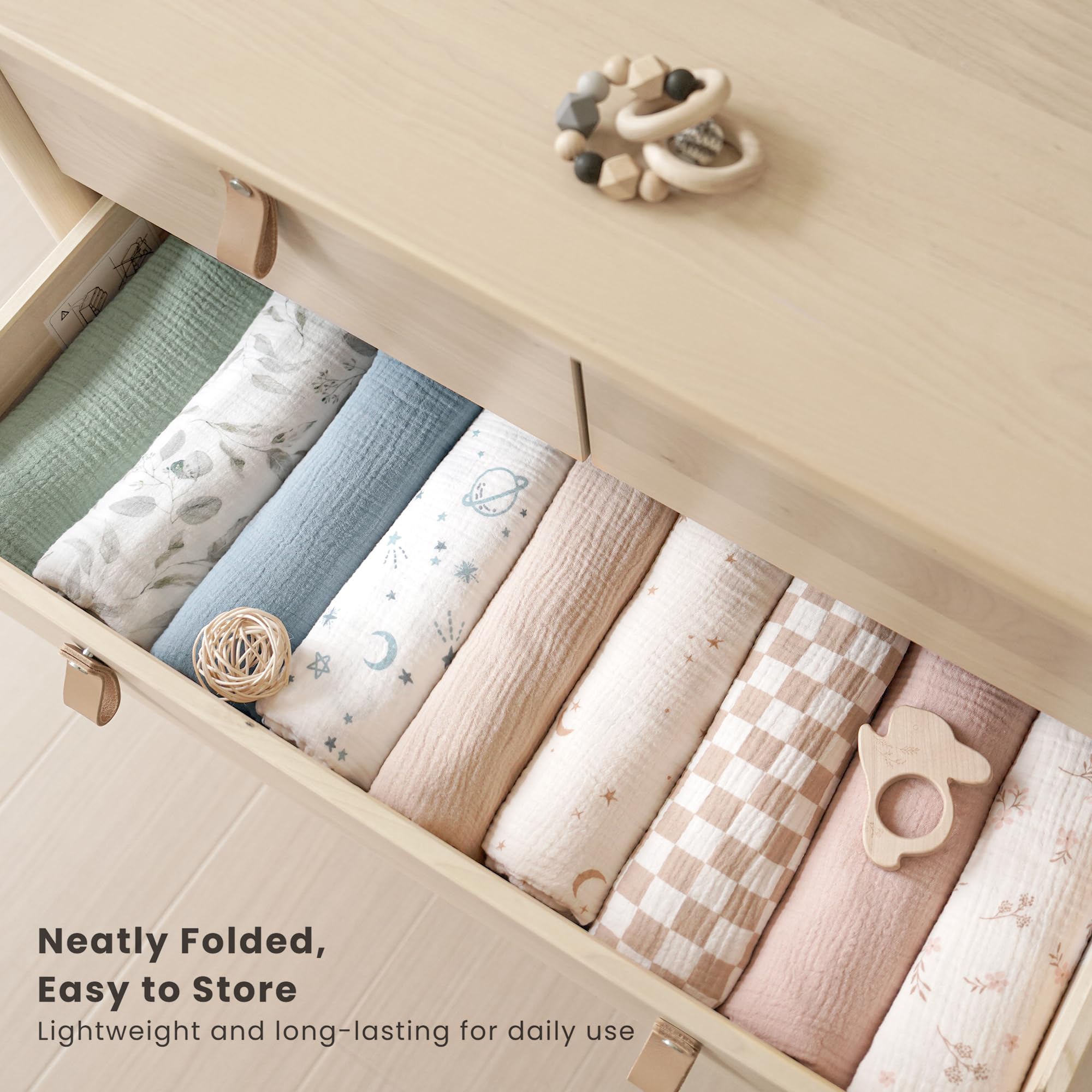 Konssy gentle colors stay vibrant after washing.