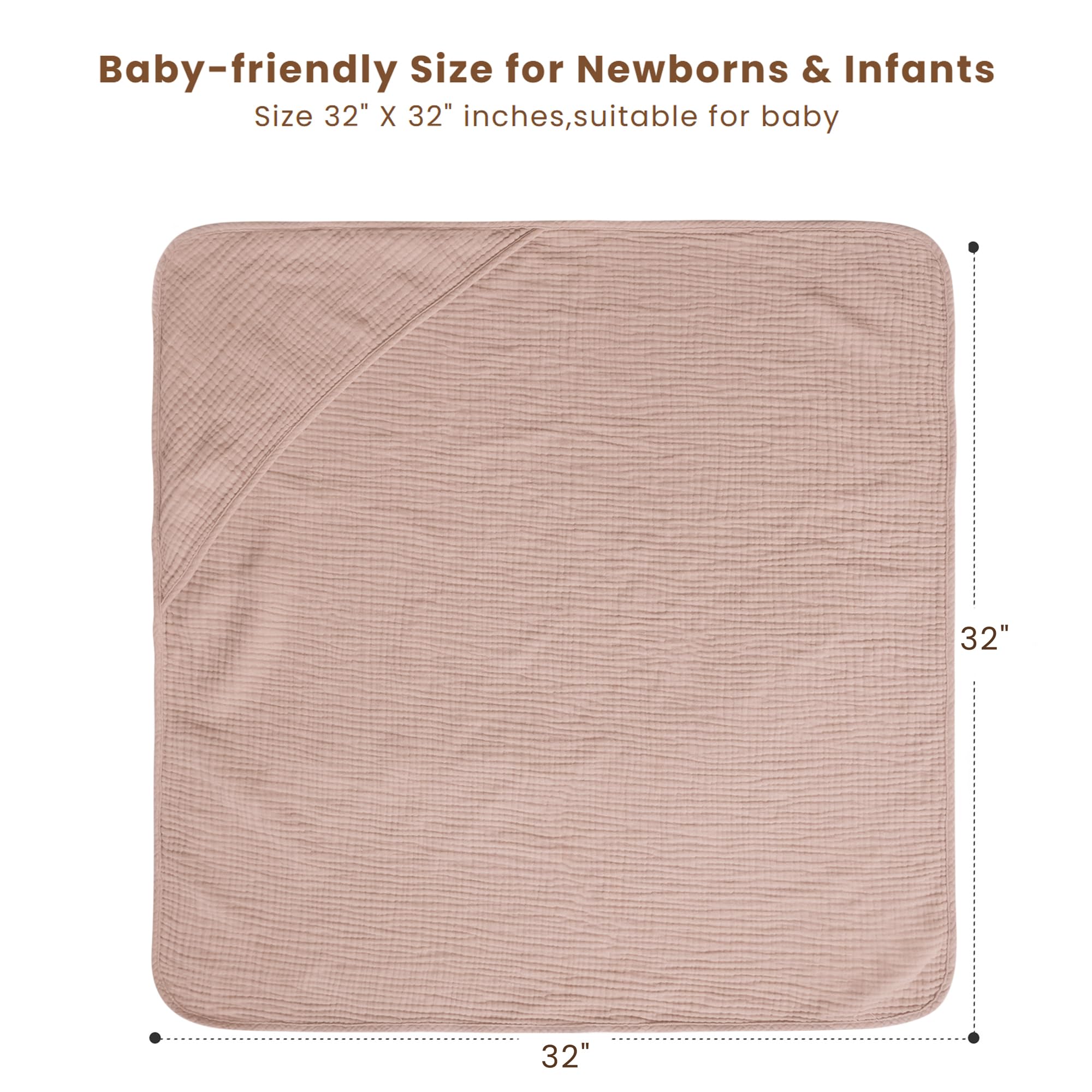 Konssy taupe towel detail evokes warm, cozy bath time