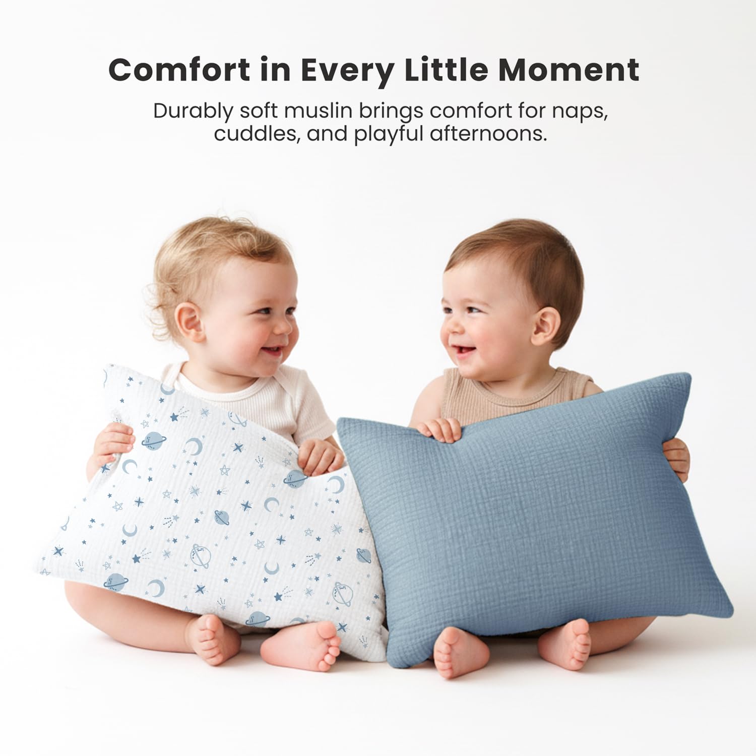 Machine washable Konssy pillowcase maintains softness after washing