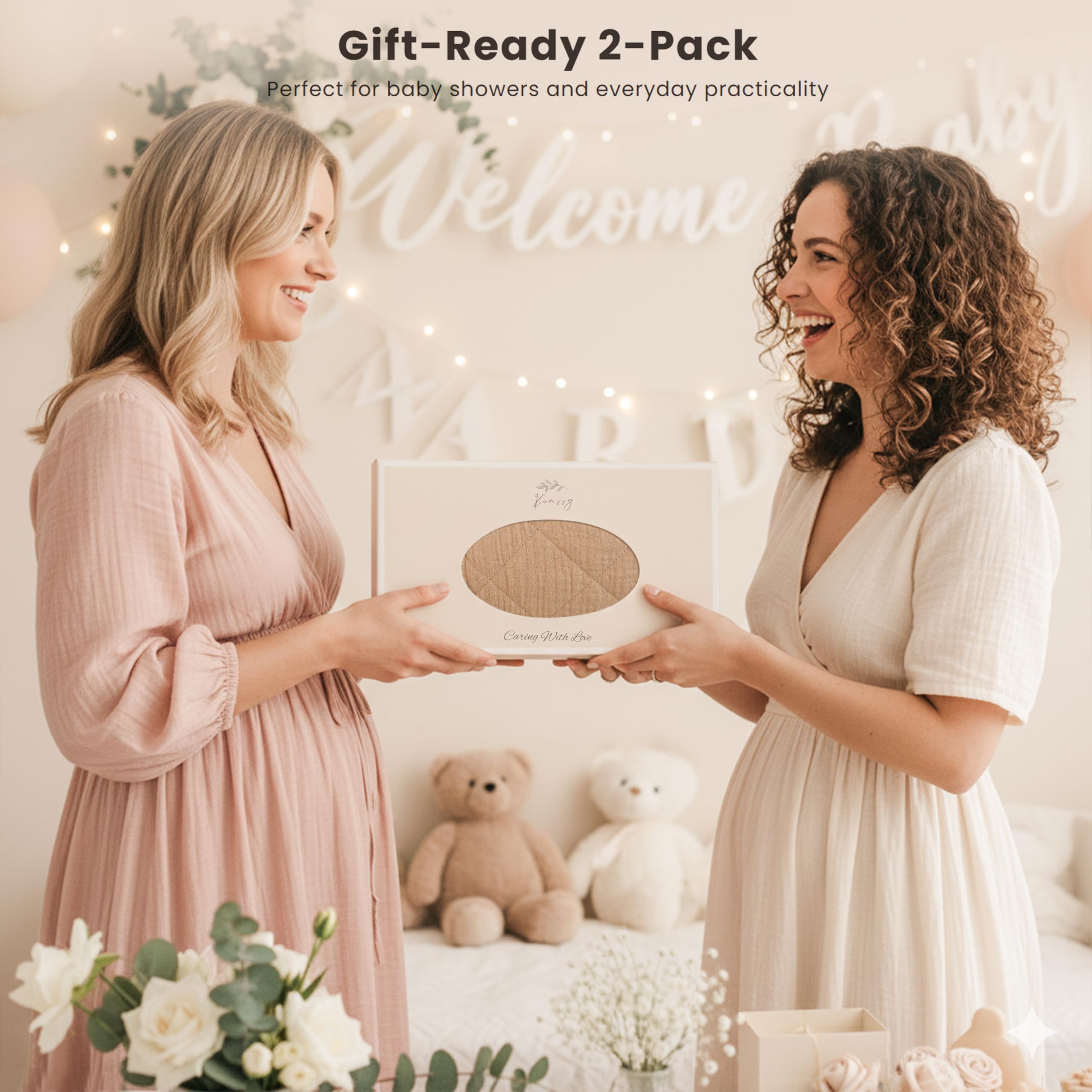 Konssy two-pack provides convenient backups for busy caregivers.