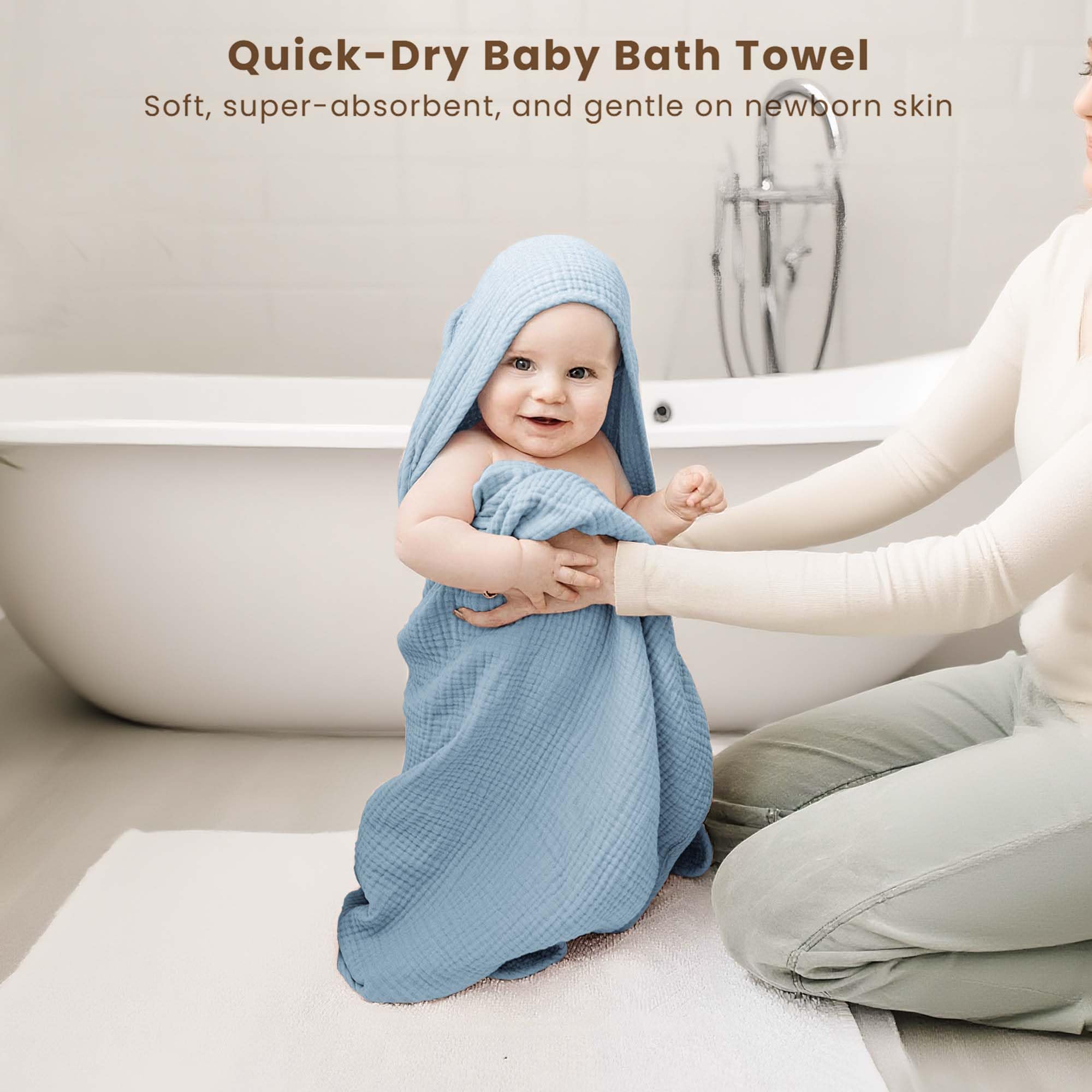 Konssy two-pack designs offer practical, adorable bath time options.