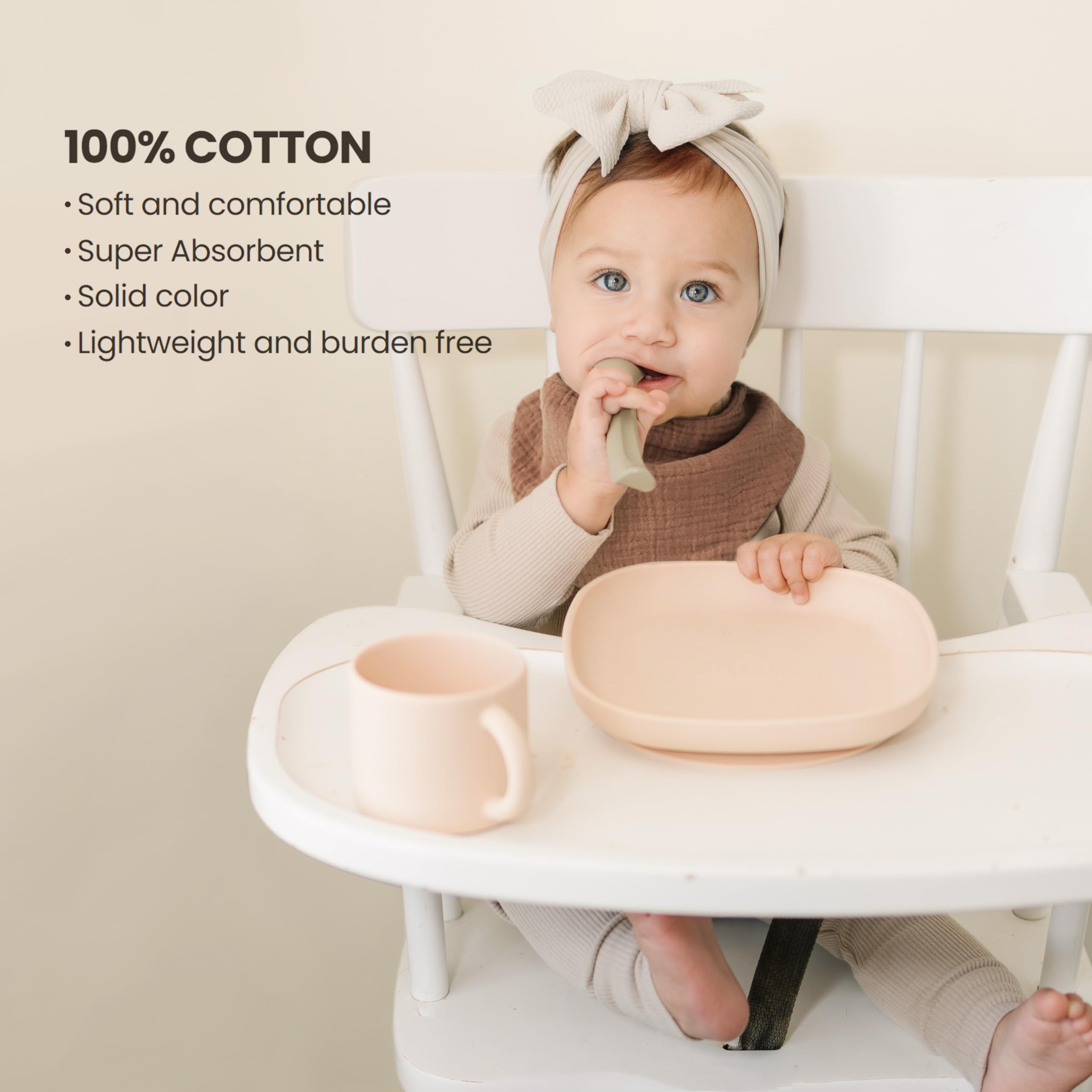 Konssy unisex color set displayed for versatile baby outfits.