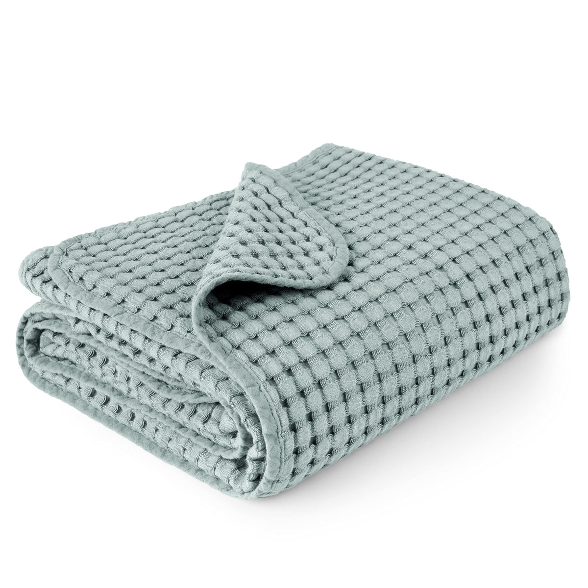 Konssy waffle baby blanket with soft texture for cozy skin contact