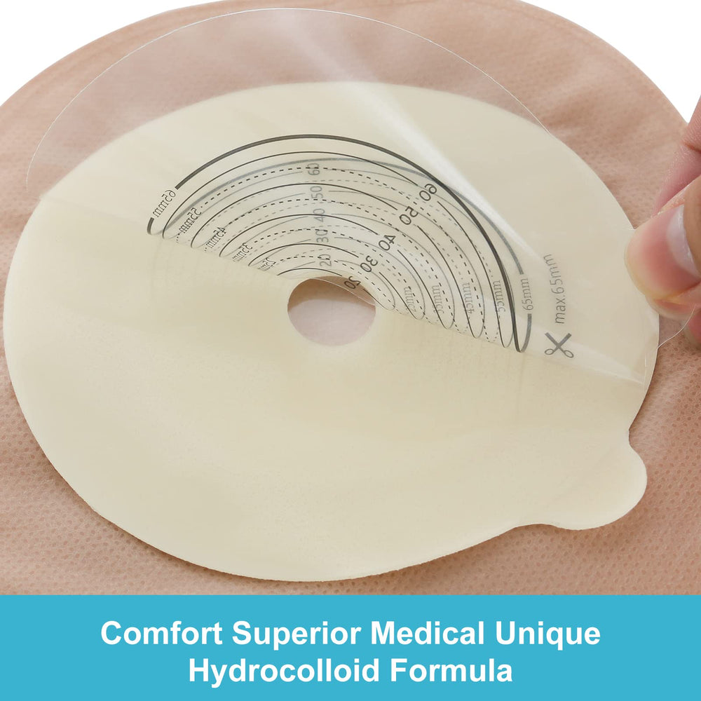 KONWEDA cut-to-fit flange adapts to stoma size for a personalized seal