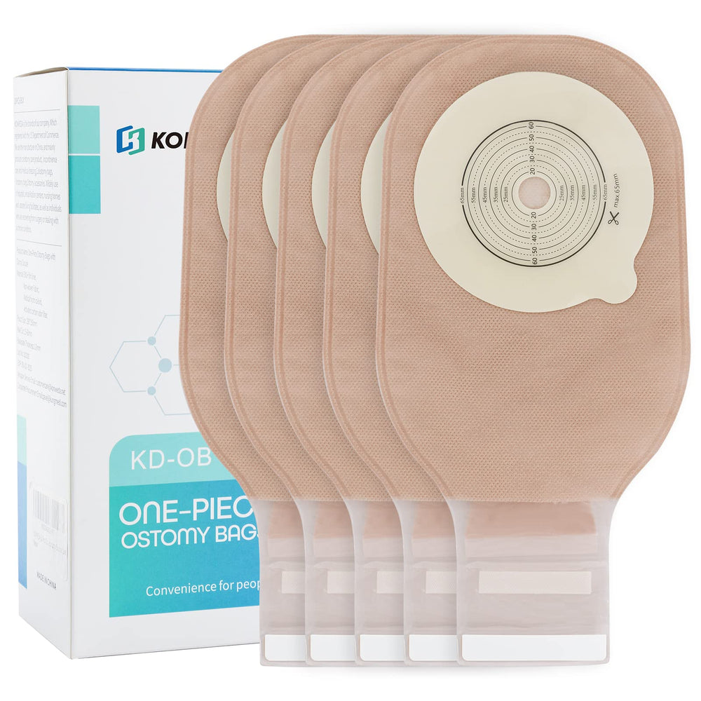 KONWEDA colostomy bag with one-piece closure for easy daily changes