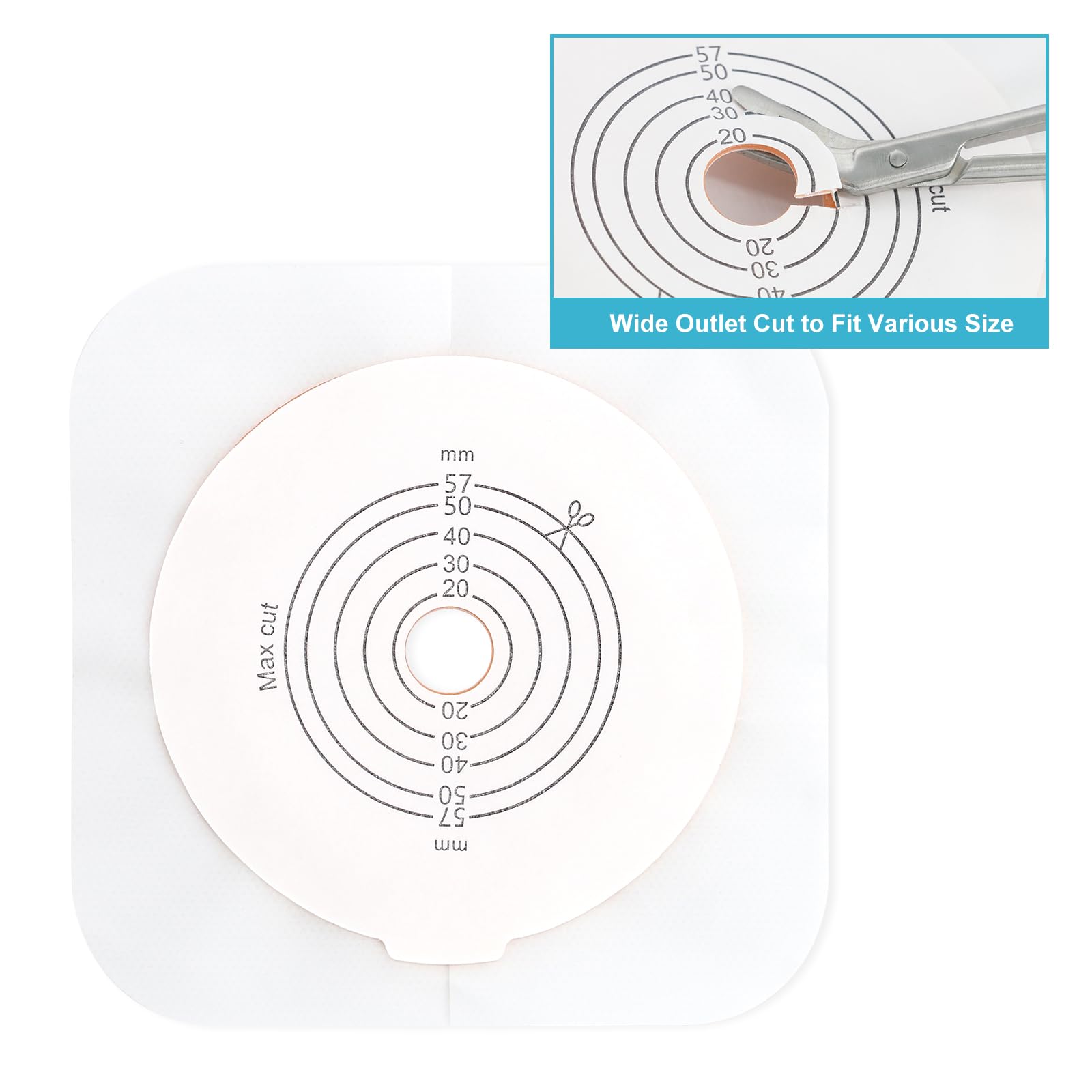KONWEDA dual-adhesive core with outer ring for security