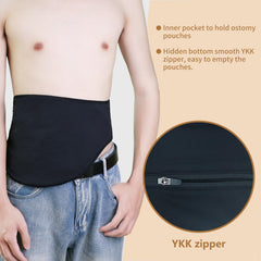 KONWEDA ostomy belt adjustable-fit ensures personalized comfort.