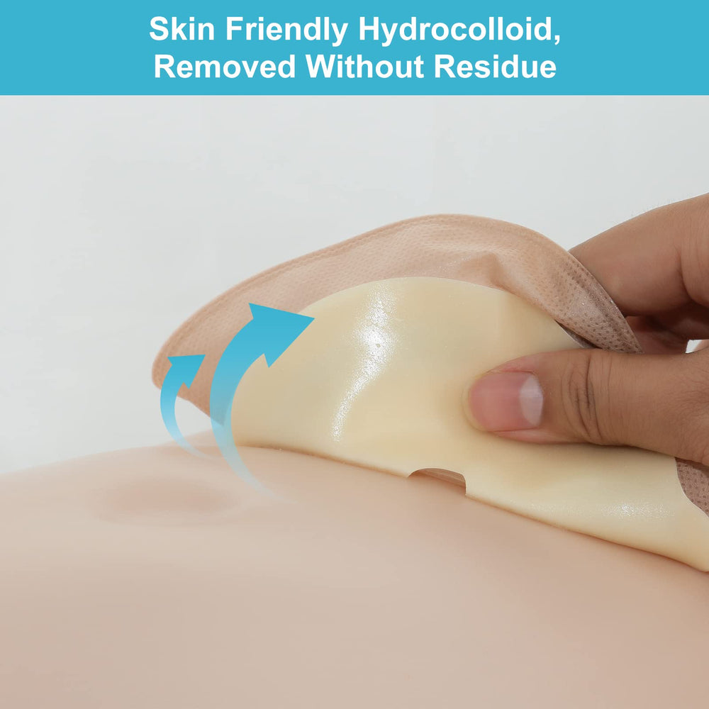 KONWEDA ostomy measure card helps accurate flange sizing