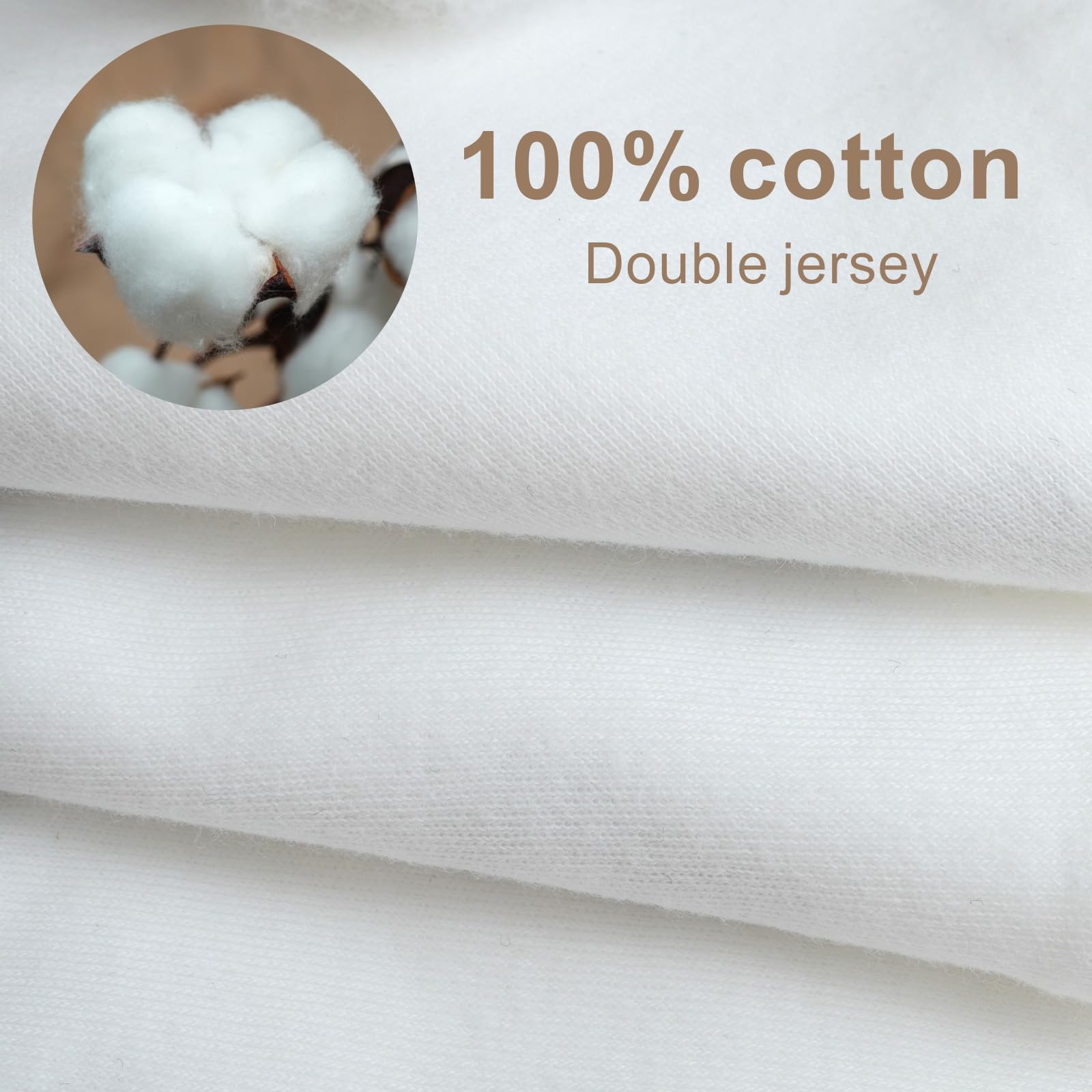 Kooape bibs with double-layer absorbency to catch drool and spills