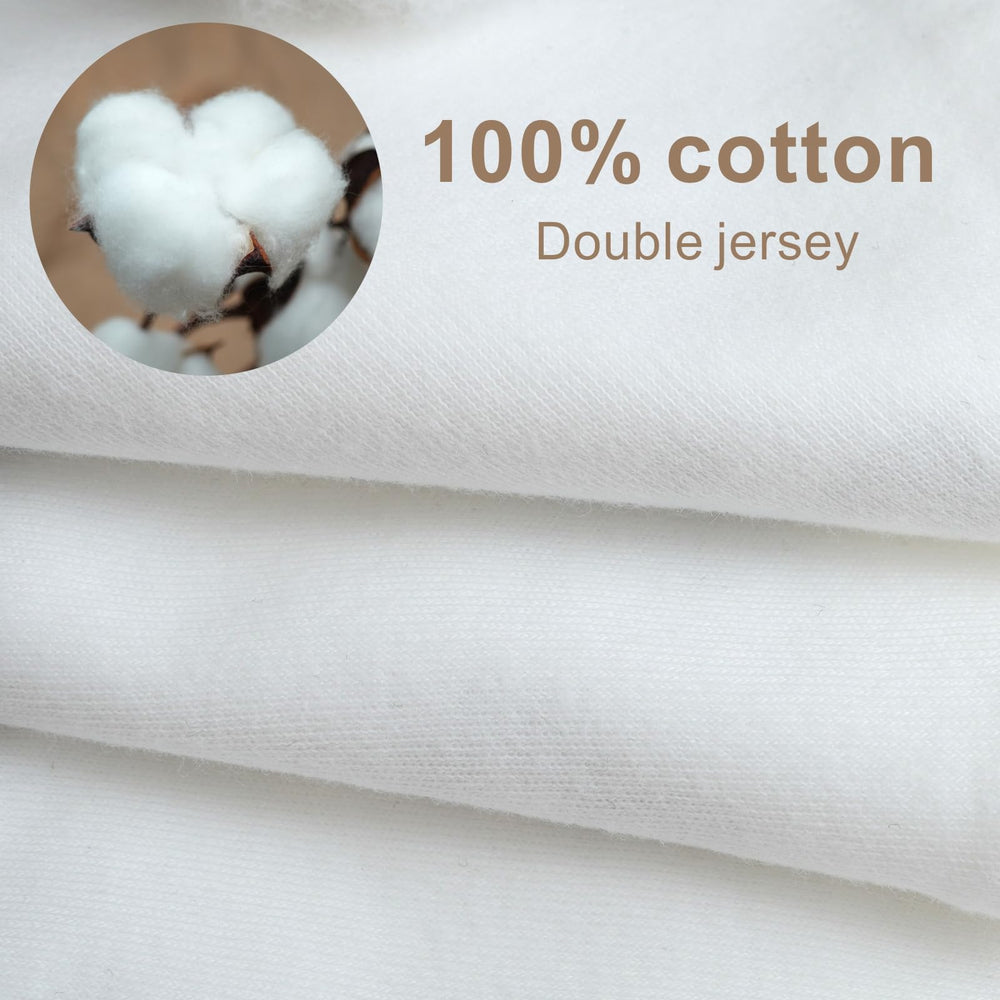 Kooape bibs with double-layer absorbency to catch drool and spills