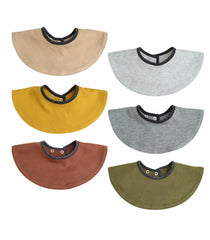 Kooape bibs pack six with absorbent cotton for spills and messes