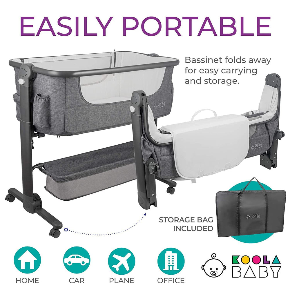 KoolerThings four-wheel design enables quick movement between rooms.