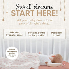 KoolerThings bassinet sheets on bassinet demonstrate universal fit