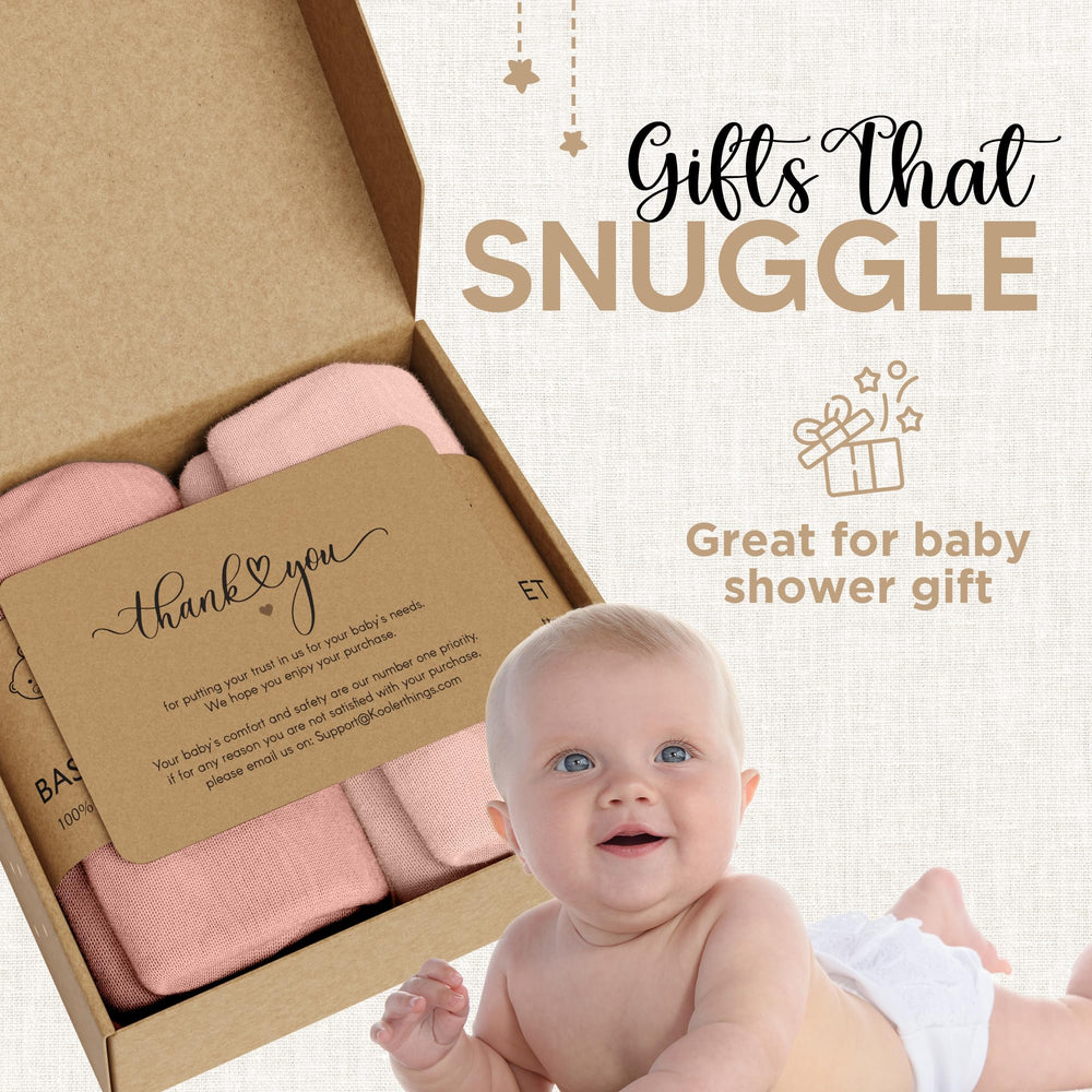 KoolerThings gift-boxed sheets make a thoughtful baby shower present